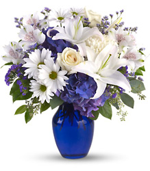 Beautiful in Blue from Backstage Florist in Richardson, Texas